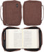 Value Bible Cover Canvas Rust SM - Morning Star Christian Bookstores