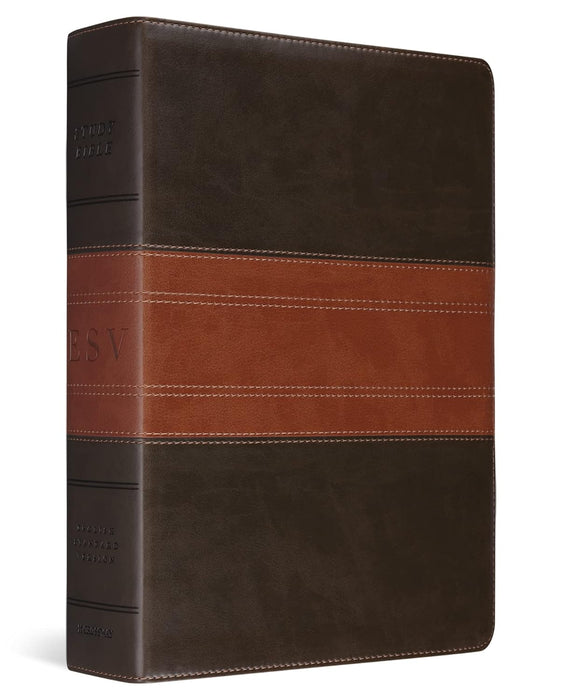 ESV Study Bible (TruTone, Forest/Tan)