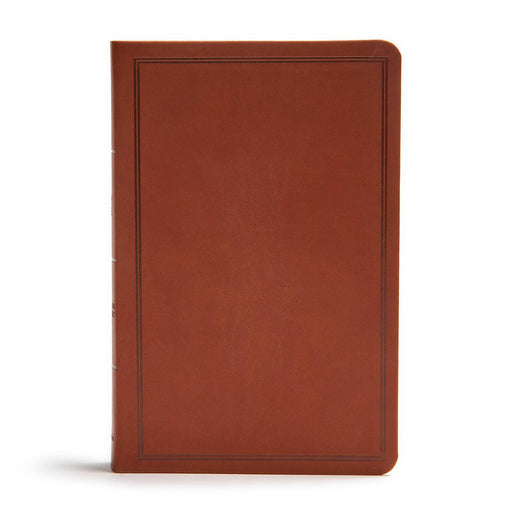 CSB DELUXE GIFT BIBLE, BROWN LT - Morning Star Christian Bookstores