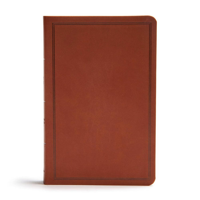 CSB DELUXE GIFT BIBLE, BROWN LT - Morning Star Christian Bookstores