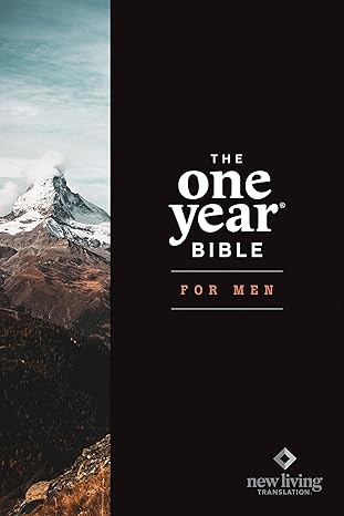 NLT The One Year Bible for Men SC