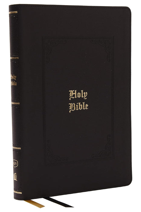 KJV Giant Print Thinline Bible Vintage Series, Indexed (Black Leathersoft)