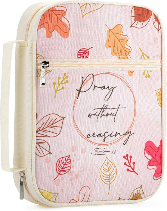 Pray Without Ceasing Bible Case - Morning Star Christian Bookstores