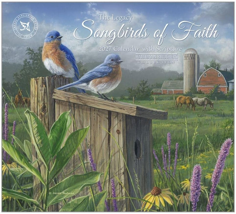 Songbirds of Faith 2027 Wall Calendar