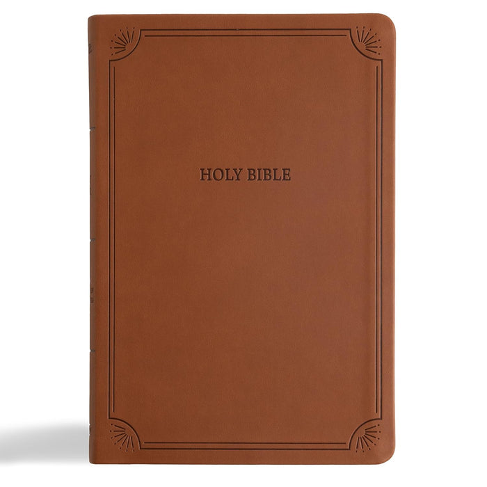 New American Standard Bible, Brown Leathertouch, Large Print Thinline, Value Edition