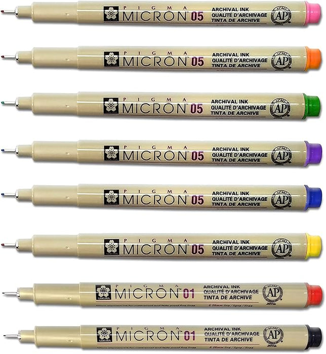 Pigma Micron Inductive Bible Study Kit - 8pc