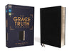 NIV Grace and Truth Study Bible, Comfort Print--European bonded leather, black - Morning Star Christian Bookstores