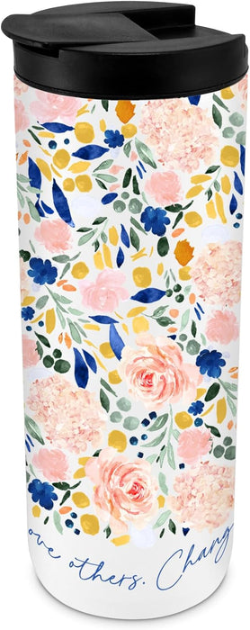 Tumbler Love God Floral
