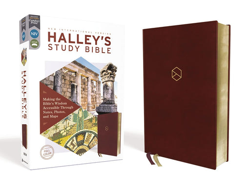 NIV Halley's Study Bible Burg Lthrsoft - Morning Star Christian Bookstores