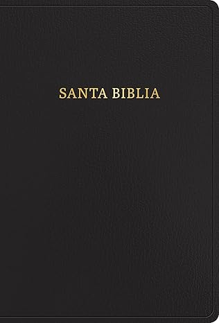 RVR 1960 Biblia letra súper gigante, negro imitación piel con índice