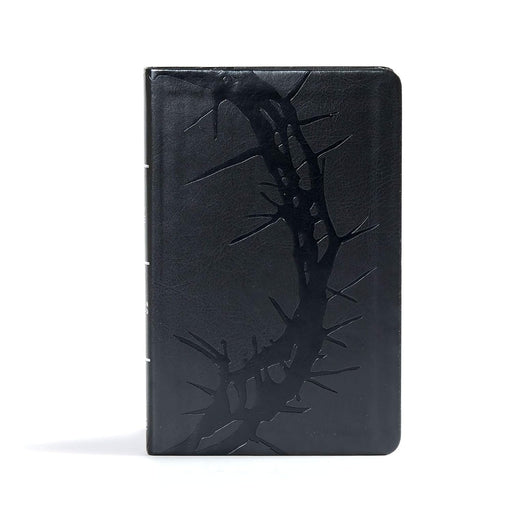 CSB ULTRATHIN REFERENCE BIBLE, CHARCOAL LEATHER TOUCH - Morning Star Christian Bookstores