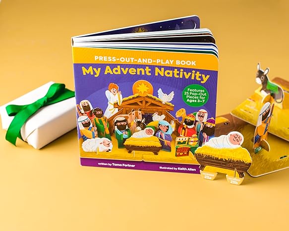 My Advent Nativity Press-Out-and-Play Book - TAMA FORTNER