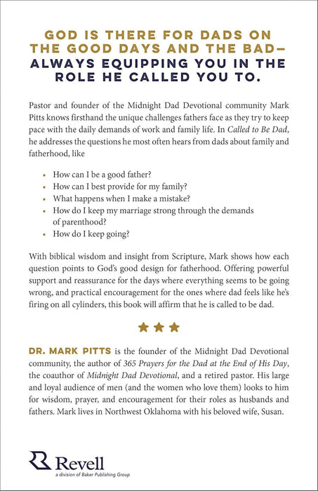 Called to be Dad by Dr. Mark Pitts