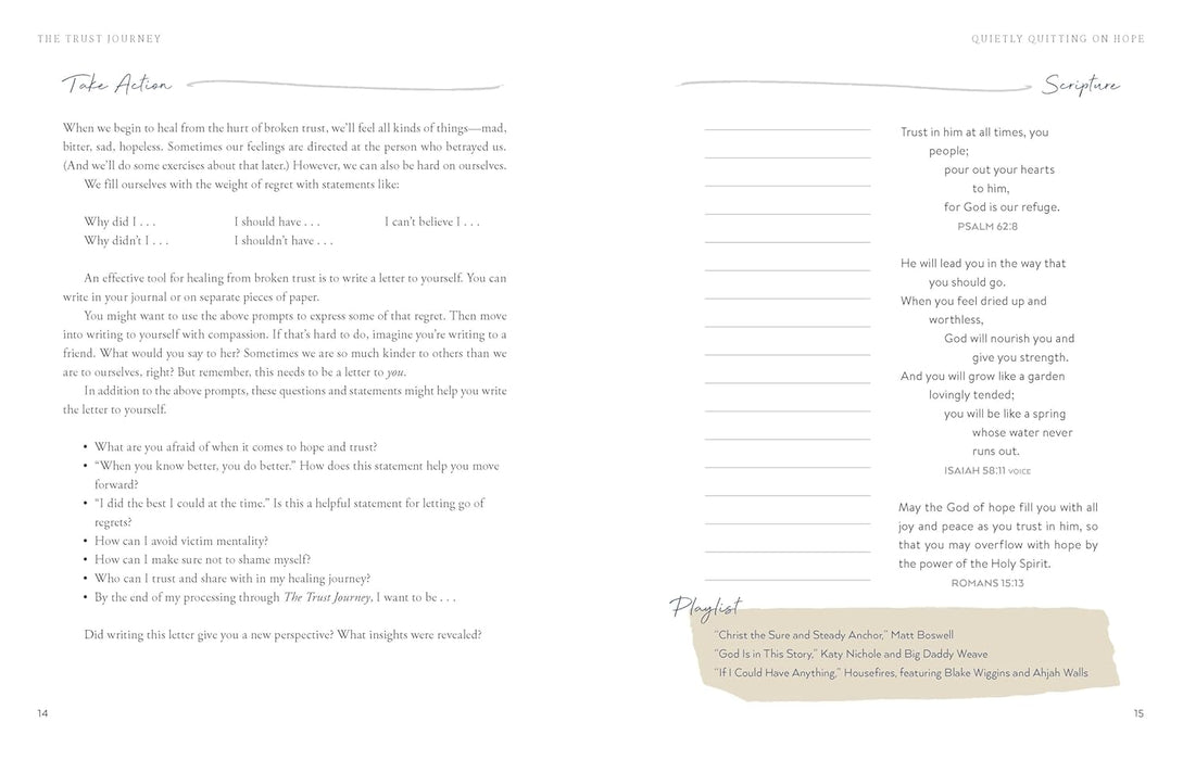 Trust Journey Guided Journal - Morning Star Christian Bookstores