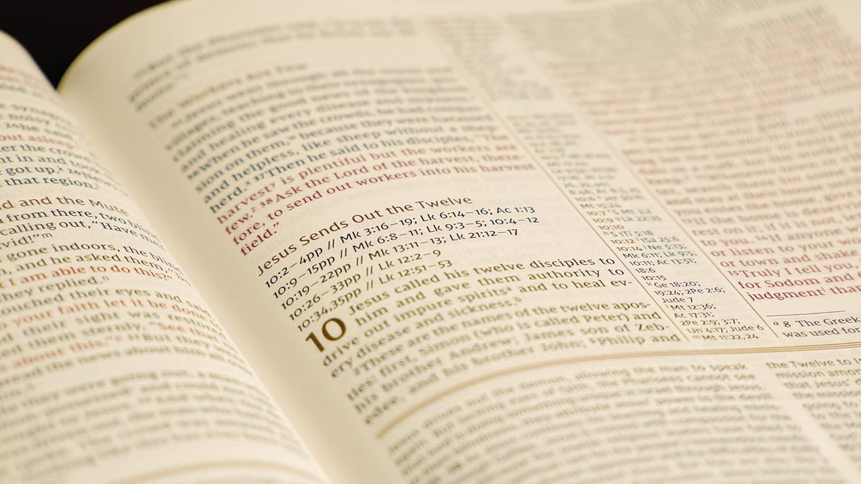 NIV, The Grace and Truth Study Bible, Leathersoft, Brown, Red Letter, Comfort Print - Morning Star Christian Bookstores