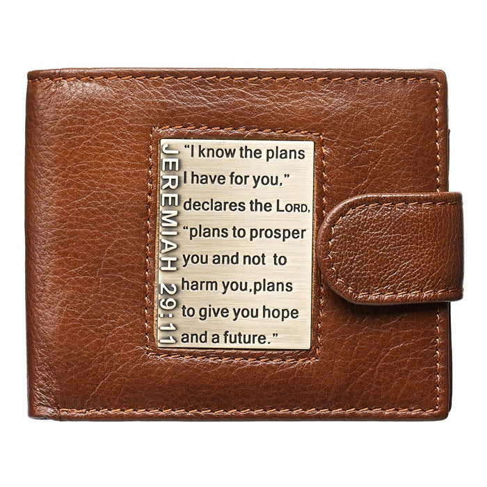 I Know the Plans - Genuine Leather Wallet