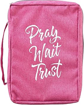 Bible Cover Pray Wait Trust MD - Morning Star Christian Bookstores