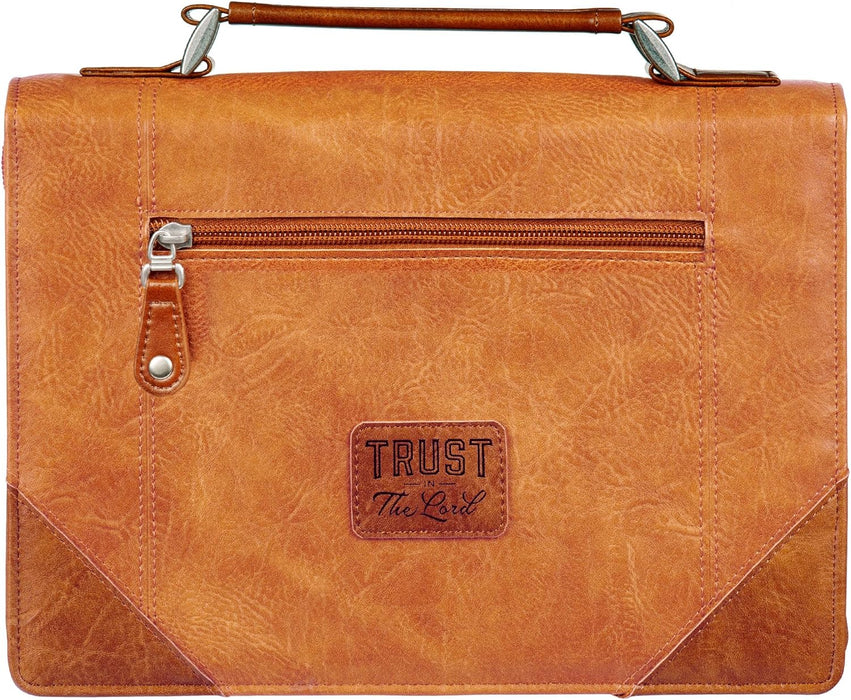 Trust Rust Faux Lthr Bible Cover LG