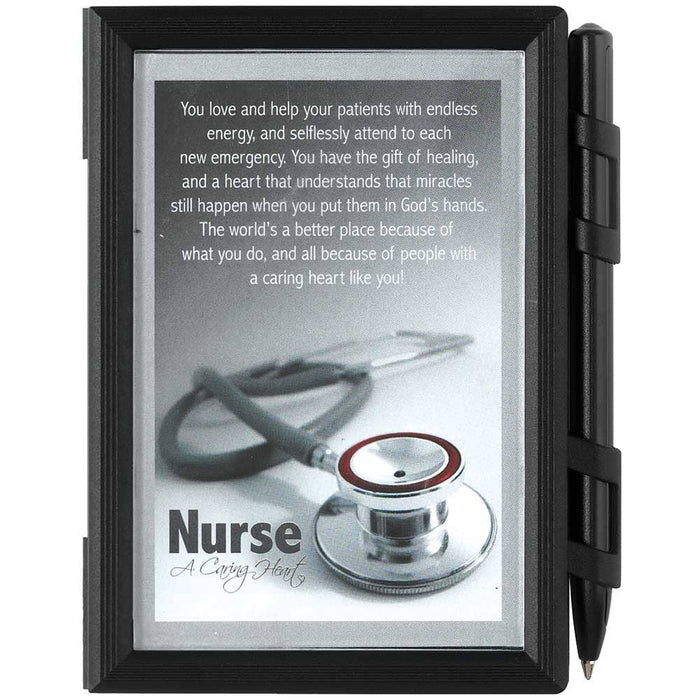 Nurse Notepad/Pen - A Caring Heart