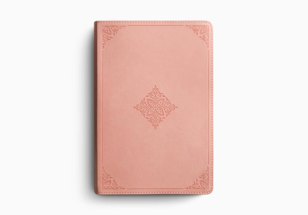ESV Holy Bible: Dyslexia-Friendly Edition, TruTone, Blush Rose, Fleur-de-lis Design