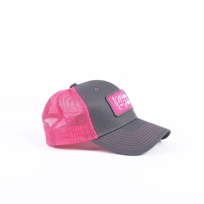 Hat - Pink/Grey - Woman of Faith