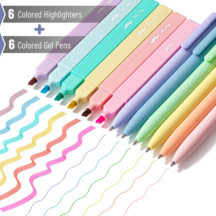 Mr. Pen Aesthetic Highlighters and Gel Pens