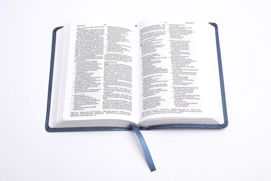 CSB ON THE GO SLATE BLUE COMPACT BIBLE