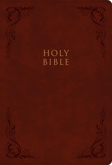 CSB Super Giant Print Reference Bible Burgundy Leathertouch