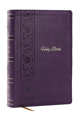 NKJV Personal Size Giant Print, Purple Leathersoft, Red Letter, Comfort Print