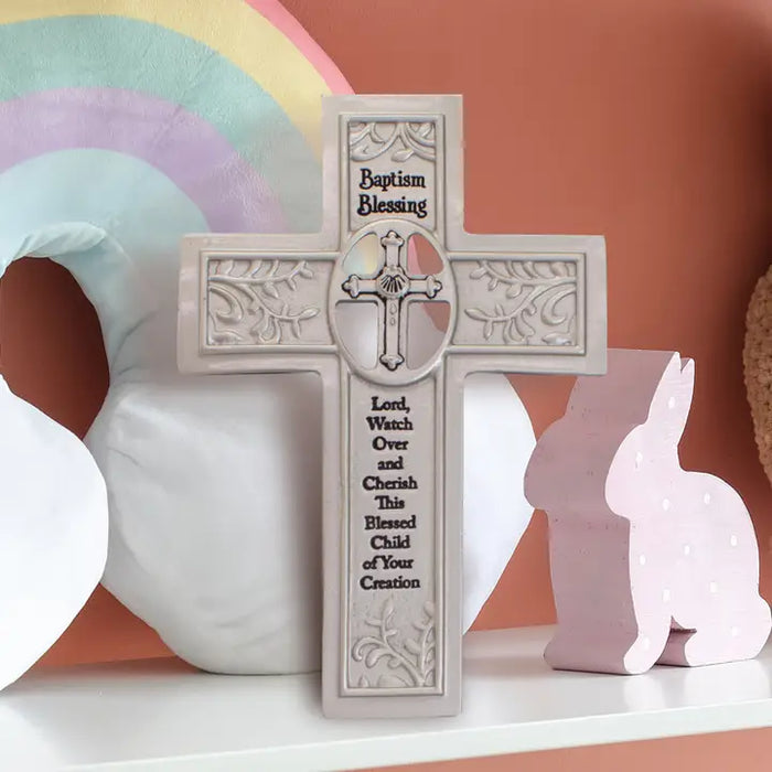 Metal Baptism Cross