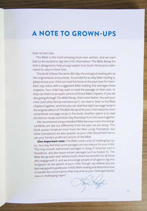 The Bible Recap for Kids - Tara-Leigh Cobble