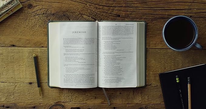 ESV Personal Reference Bible TruTone®, Quiet Forest, Ornament Design