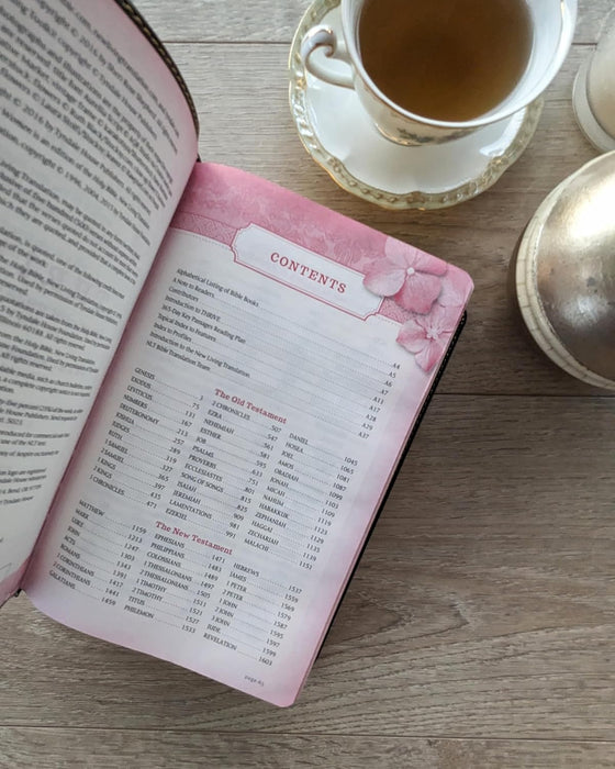 NLT THRIVE Devotional Bible For Women LeatherLike Brown