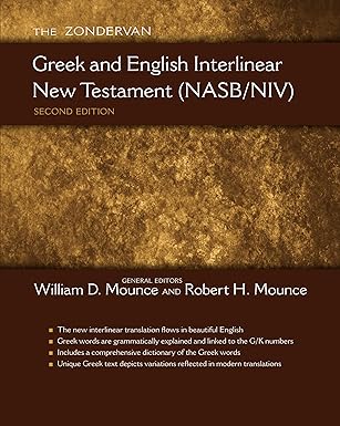 NASB/NIV GREEK & ENGLISH INTERLINEAR NEW TESTAMENT - Morning Star Christian Bookstores