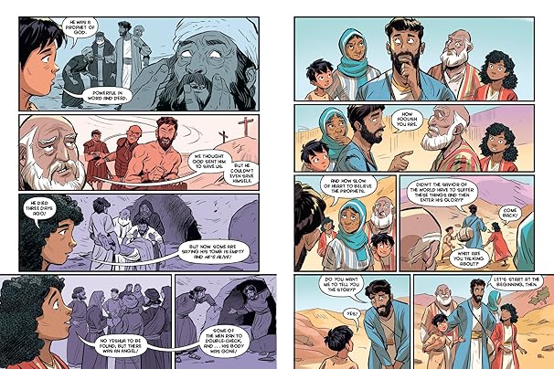 "God with Us Bible Stories on the Road to Emmaus  By Matt Mikalatos Illustrated by David Shephard" - Morning Star Christian Bookstores