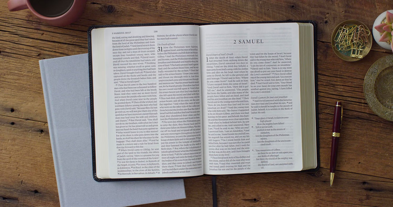 ESV Large Print Bible, TruTone, Black