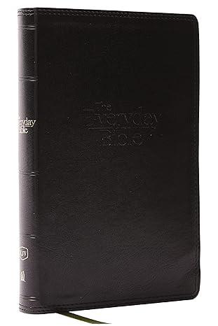 KJV, The Everyday Bible, Leathersoft, Black, Red Letter, Comfort Print - Morning Star Christian Bookstores