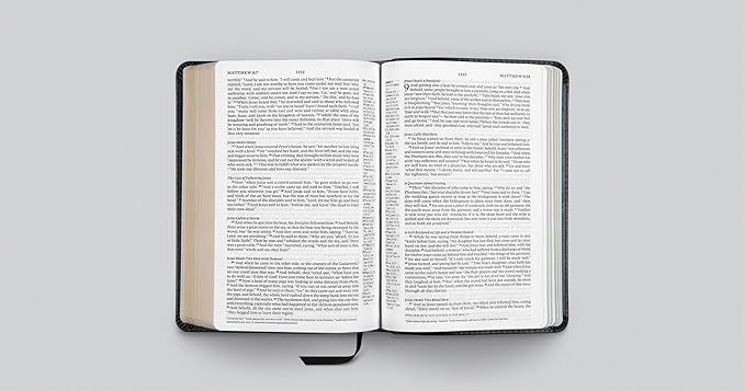 ESV Personal Reference Bible, Genuine Leather, Black