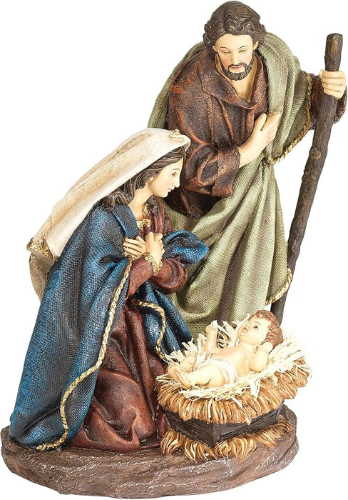 1 PIECE HOLY FAMILY ON BASE 12"H