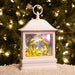 10.5" LED HOLY FAMILY WHITE RECT LANTERN - Morning Star Christian Bookstores