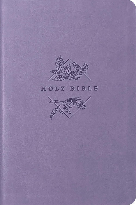 NLT Large Print Premium Value Thinline Bible, Filament-Enabled EditionLeatherLike, Lavender Song