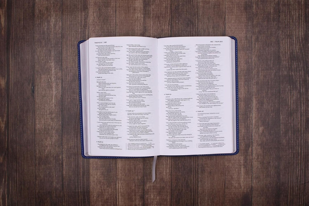 NIV Premium Gift Bible Youth Ed Leathersoft Blue - Morning Star Christian Bookstores