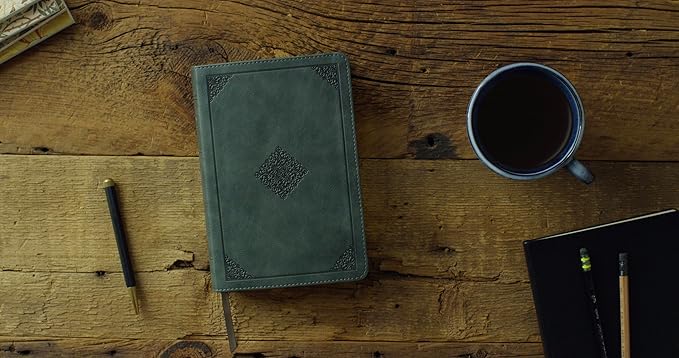ESV Personal Reference Bible TruTone®, Quiet Forest, Ornament Design