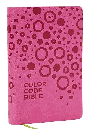 NKJV, Color Code Bible for Kids, Pink Leathersoft, Comfort Print - Morning Star Christian Bookstores