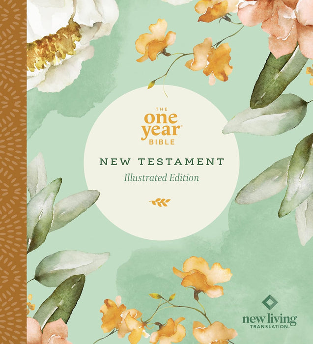 NLT The One Year Bible New Testament - Floral Paradise Illustrated Edition