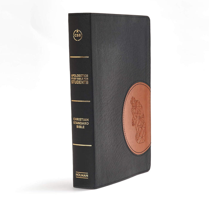CSB APOLOGETICS STUDY BIBLE FOR STUDENTS, BLACK /TAN LT - Morning Star Christian Bookstores