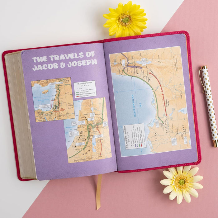 CSB Kids Bible, Pink LeatherTouch