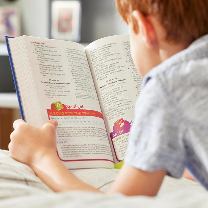 NKJV Study Bible for Kids, Purple Leathersoft