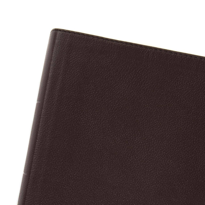 CSB STUDY BIBLE BROWN GENUINE LEATHER