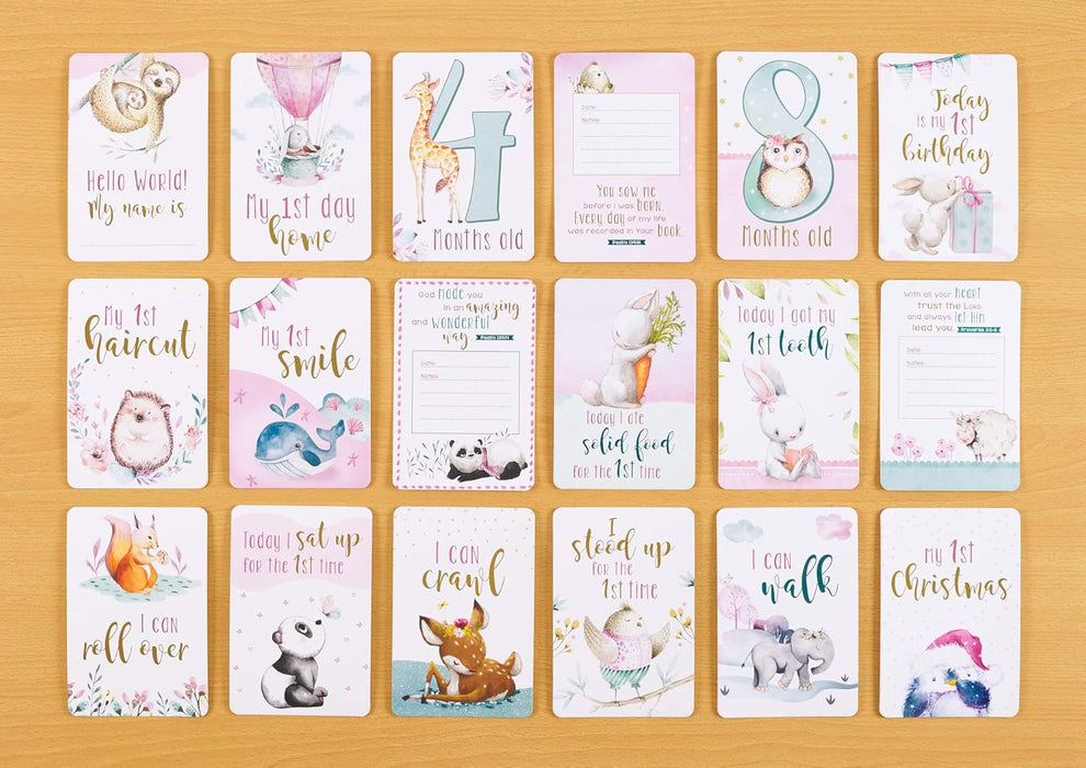 My Baby Girl's Milestone Cards - Morning Star Christian Bookstores